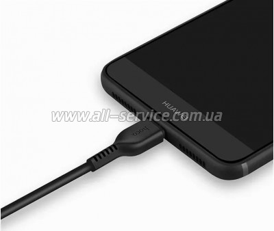 ���� ������ USB 2.0 AM to USB-C 2.0m 3A X20 black HOCO (6957531068907)