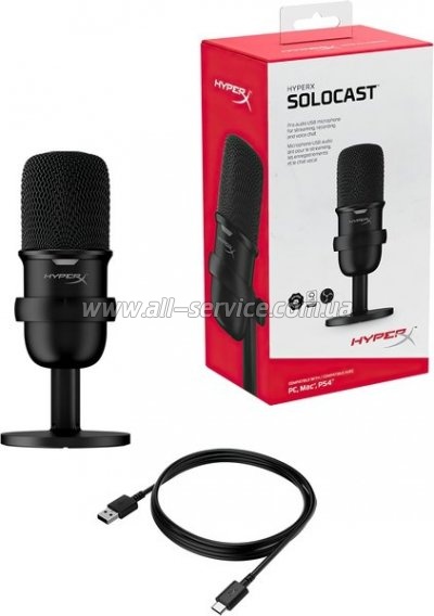  HyperX SoloCast Black (4P5P8AA)