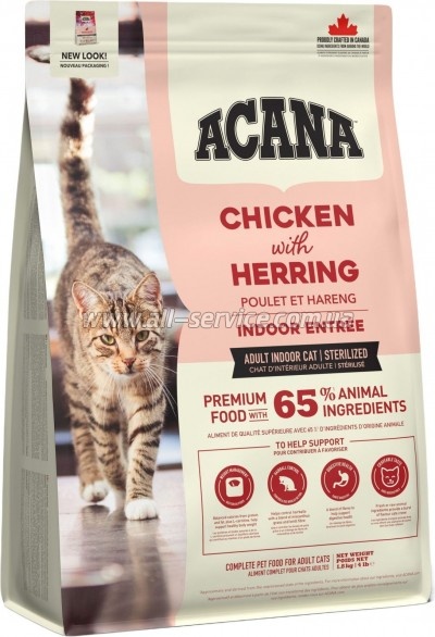     ACANA Indoor Entree 1.8  (0064992714505)