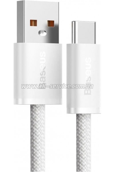 ���� ������ USB 2.0 AM to USB-C 2.0m 100W white Baseus (CALD000702)