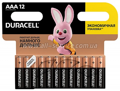  Duracell AAA LR03 MN2400 12 (5005970)