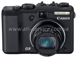 Цифровой фотоаппарат Canon PowerShot G9 2082B002 black Цифровой фотоаппарат Canon PowerShot G9 2082B002 black