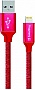 ���� ������ USB 2.0 AM to Lightning 1.0m 2.1� red ColorWay (CW-CBUL004-RD)