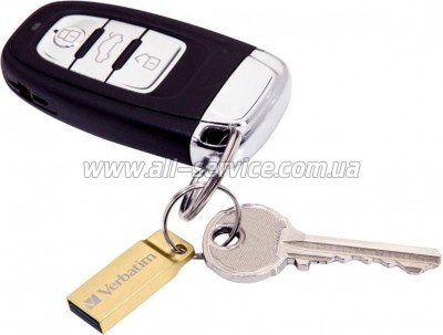  Verbatim 64GB Metal Executive Gold USB 3.0 (99106)