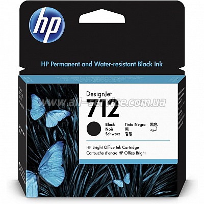  HP 712 DesignJet 230/ 630 Black (3ED71A)