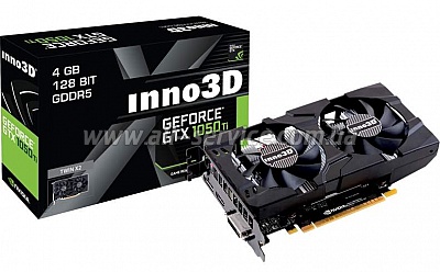 ���������� Inno3D GTX 1050 Ti 4GB TwinX2 (N105T-1DDV-M5CM)