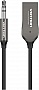 FM  Vention AUX TRS 3.5 USB Bluetooth 5.0 Coiled Cable 1.5M Gray Zinc (NAGHG)
