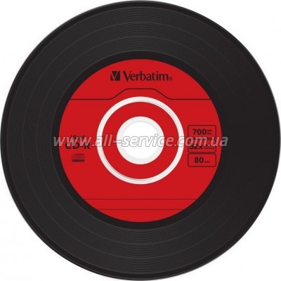 ���� Verbatim CD-R 700Mb 52x Slim case Vinyl AZO (43426)