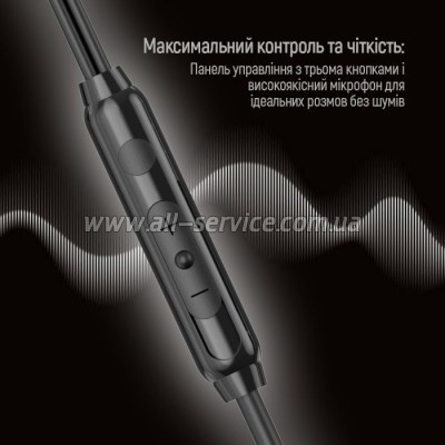  ColorWay 3.5 mm Wired Earphone UrbanBeat Black (CW-WD03BK)