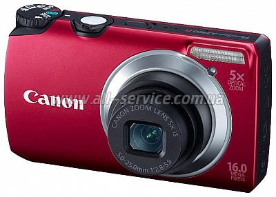   Canon Powershot A3300 IS Red (5038B018)