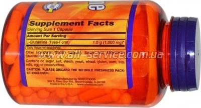  Now Foods  1000 , L-Glutamine, Now Foods Sports, 120  (NOW-00094)