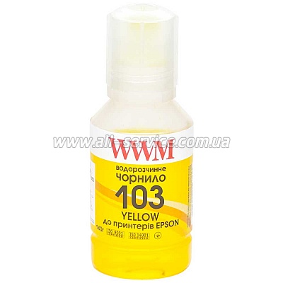  WWM 103  Epson L3100/ 3110/ 3150 140 Yellow (E103Y)