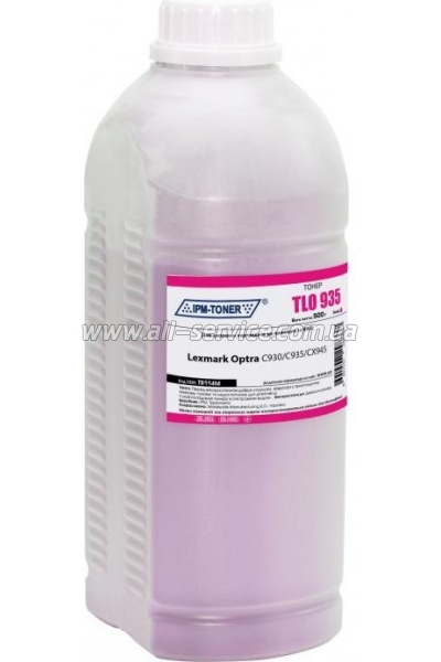 Тонер IPM Lexmark Optra C935 Magenta 500г/ банка (TB114M) Тонер IPM Lexmark Optra C935 Magenta 500г/ банка (TB114M)