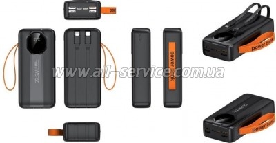 ������� ������������� XoKo 30000mAh PD 22,5W black (WK-CK-018)