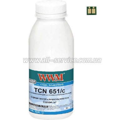  +  WWM Canon MF651Cw/ MF655Cdw/ MF657Cdw/ Canon 067  35 Cyan (TC-Can067C-35-WWM)