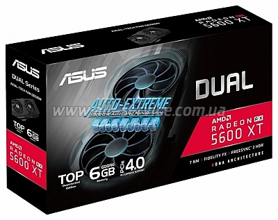 ���������� ASUS Radeon RX 5600 XT 6GB DDR6 EVO (DUAL-RX5600XT-T6G-EVO)