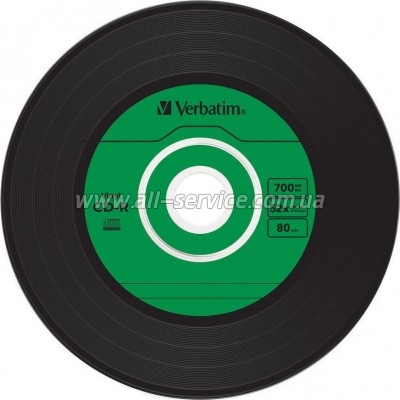 ���� Verbatim CD-R 700Mb 52x Slim case Vinyl AZO (43426)