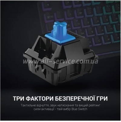  GamePro MK85B Blue Switch RGB USB Black (MK85B)