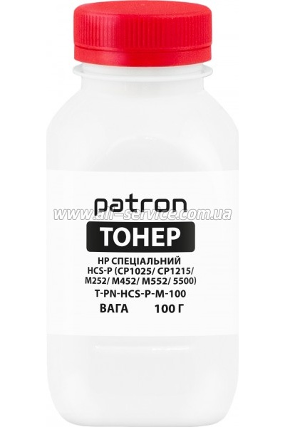Тонер Patron HP Special HCS-P бутль 100г Magenta (PN-HCS-P-M-100) Тонер Patron HP Special HCS-P бутль 100г Magenta (PN-HCS-P-M-100)