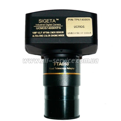 Цифровая камера SIGETA UCMOS 14000 T 14.0MP Цифровая камера SIGETA UCMOS 14000 T 14.0MP