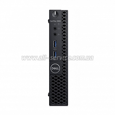  Dell OptiPlex 3060 MFF (N030O3060MFF_U) Black