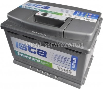 ����������� ������������� Ista Standard 77Ah �� (-/+) (720EN)