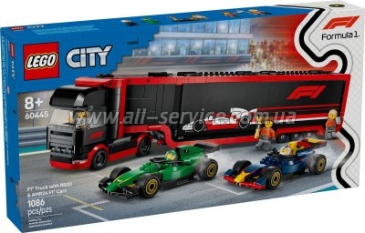 ����������� LEGO City �������� F1 � ������������ RB20 � AMR24 (60445)