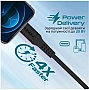 ���� ������ USB-C to Lightning 1.2m Promate (powerlink-120.black)