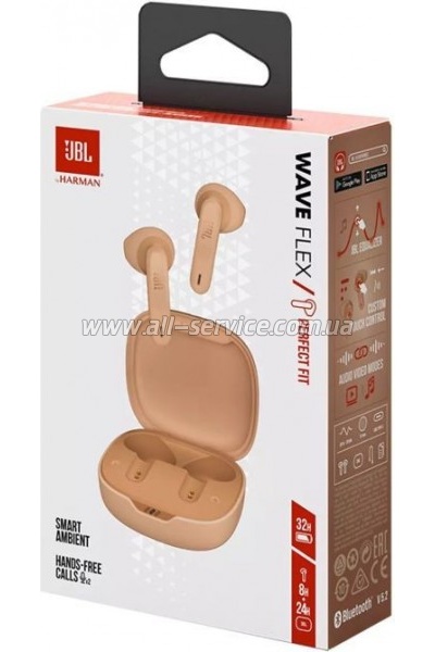  JBL Wave Flex TWS Beige (JBLWFLEXBEG)