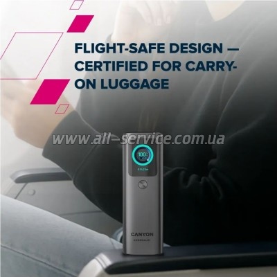 ������� ������������� Canyon 20000mAh OnPower 265 PD 100W (CNS-CPB265DG)