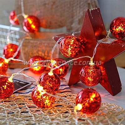   ColorWay Christmas lights ball 6 10 LED/ 1.5M USB (CW-MC-LB10U)