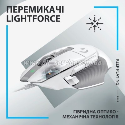  Logitech G502 X USB White (910-006146)