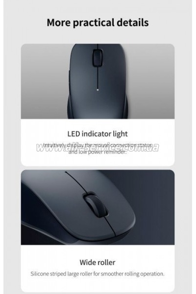  Xiaomi Dual-mode Wireless Mouse 2 Black (BHR8850GL) (1122318)
