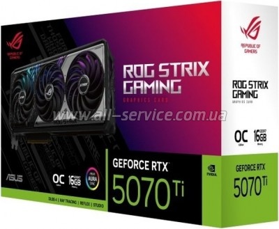  ASUS GeForce RTX5070 Ti 16GB ROG STRIX OC GAMING (ROG-STRIX-RTX5070TI-O16G-GAMING)
