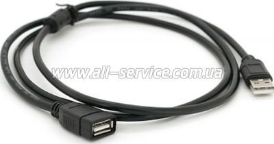 ���� ������ USB 2.0 AM/AF 1.5m ferrite black Voltronic (YT-AM/AF-1.5B)