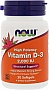  Now Foods  D-3 2000IU, 30   (NOW-00355)