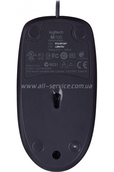  Logitech B100 Black (910-003357)