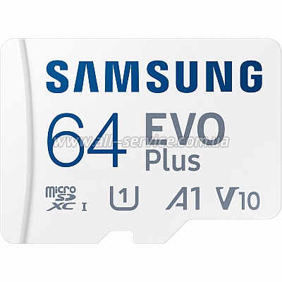 ����� ������ Samsung 64GB microSDXC class 10 EVO PLUS UHS-I (MB-MC64KA/RU)