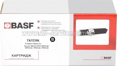 �����-�������� BASF Kyocera M5521/ P5021/ TK-5220K ������ 1T02R90NL1 Black (BASF-KT-1T02R90NL1)
