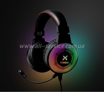  Vinga HSCU-100 Gaming LED Black (HSCU-100)