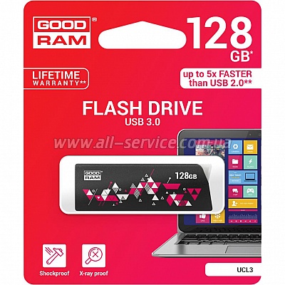 ��e��� GOODRAM 32GB USB 3.0 UCL3 Cl!ck Black (UCL3-0320K0R11)