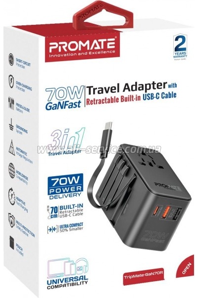 �������� ������� Promate tripmate-gan70r