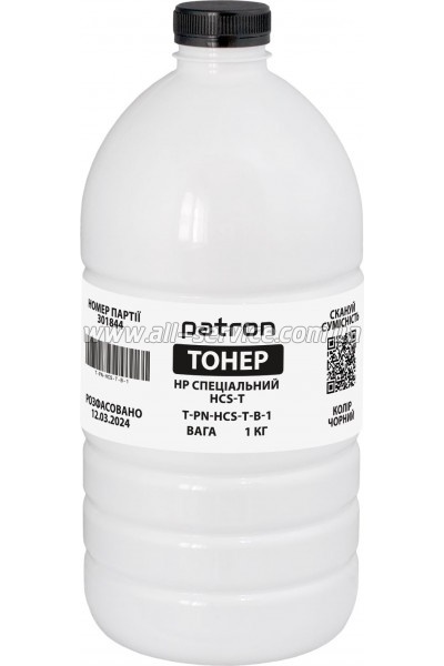 Тонер Patron HP HCS-T HP M254/ M280/ Canon LBP640/ LBP664/ MF651/ MF655/ MF734 бутль 1000г black (PN-HCS-T-B-1) Тонер Patron HP HCS-T HP M254/ M280/ Canon LBP640/ LBP664/ MF651/ MF655/ MF734 бутль 1000г black (PN-HCS-T-B-1)