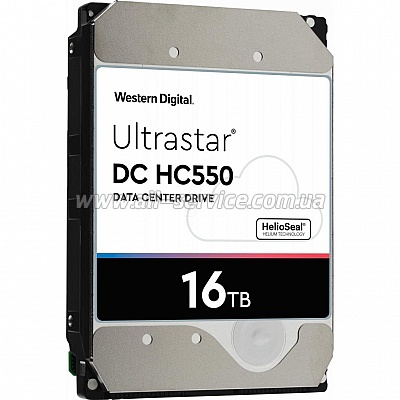  WD 3.5" 16TB Ultrastar DC HC550 (WUH721816ALE6L4)