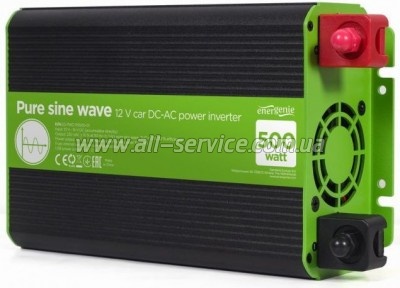 ������������� �������� 12V/230V 500W (1000W peak power) ������ ��������� EnerGenie (EG-PWC-PS500-01)