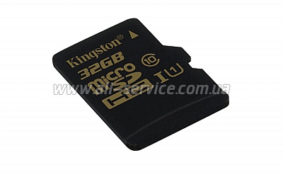   32Gb KINGSTON micro SDHC UHS-I (SDCA10/32GBSP)
