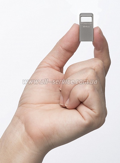  16GB Kingston DT Micro 3.1 Metal Silver (DTMC3/16GB)