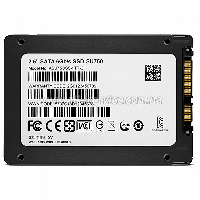 SSD  2.5" ADATA 1TB SU750 SATA 3D TLC (ASU750SS-1TT-C)