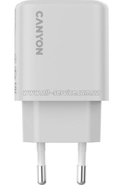 �������� ������� Canyon OnCharge 250 25W 1xPD EU White (CNE-CHA250-01)