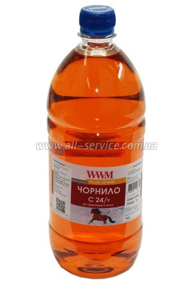 Чернила WWM (1 кг) CANON BCI-24 (Yellow) C24y Чернила WWM (1 кг) CANON BCI-24 (Yellow) C24y